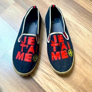 Tory Burch canvas flat’s